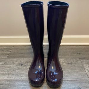 Women’s Tall Roma Boots in Eggplant (Dark purple)